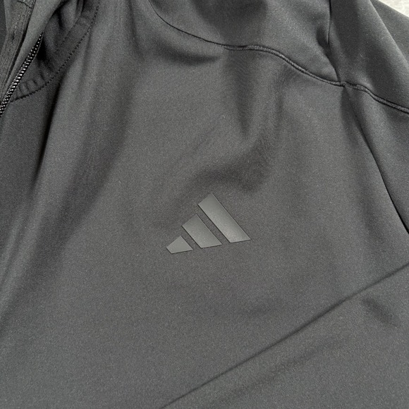 Adidas Climacool Puremotion Jacket Mens XL Black Sweat Wicking Hooded Training - Picture 4 of 8